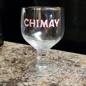 Chimay beer glass